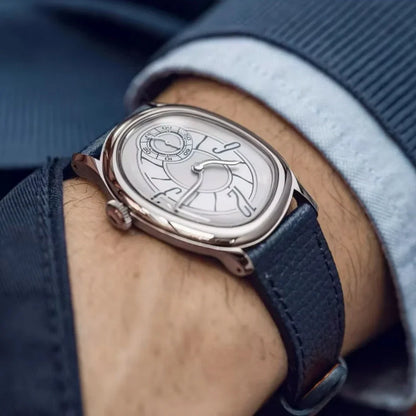 NIVORIS – Men’s Elegant Dress Watch with Leather Strap Gregor Palmer Watches